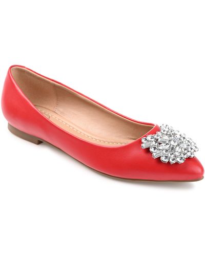Journee Collection Collection Renzo Flat - Red