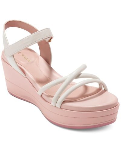 Cole Haan Leather Slingback Sandals - Pink