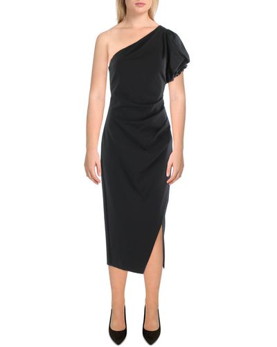 Lauren by Ralph Lauren Semi-formal Midi Cocktail And Party Dress - Black