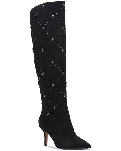 vince camuto suede knee high boots