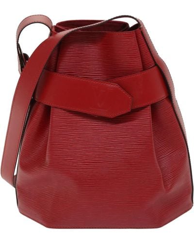 Louis Vuitton Sac D'épaule Leather Shoulder Bag (pre-owned) - Red