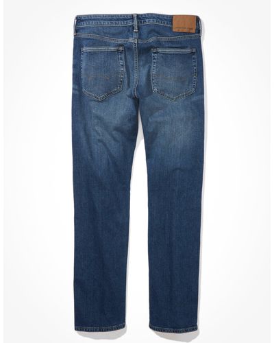 American Eagle Outfitters Ae Easyflex Relaxed Straight Jean - Blue