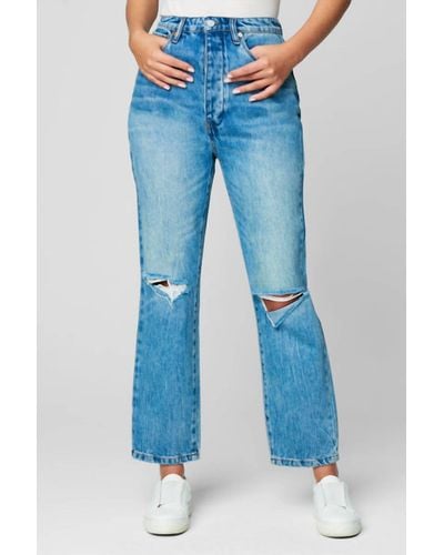 Blank NYC Howard Mid Rise Loose Jeans - Blue