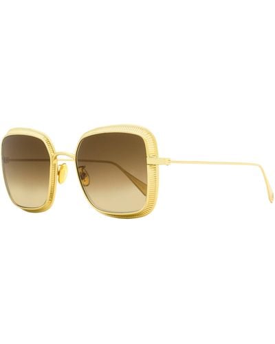 Omega Square Sunglasses Om0017h 30g Endura Gold 54mm - Black