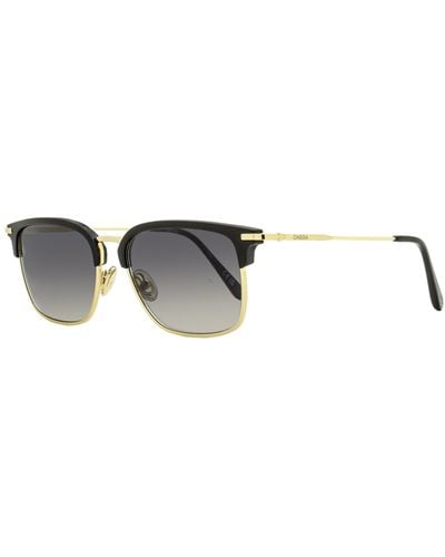 Omega Browline Sunglasses Om0035 Gold/black 55mm