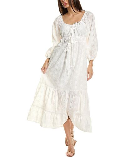 Saltwater Luxe Midi Dress - White