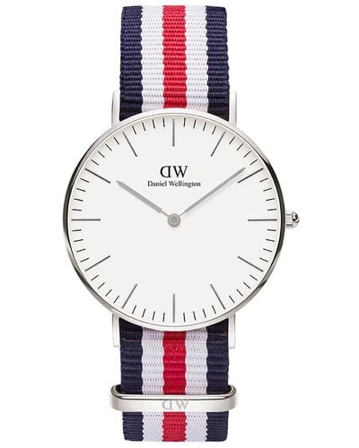 Daniel Wellington Classic Canterbury 36mm Quartz Watch - White