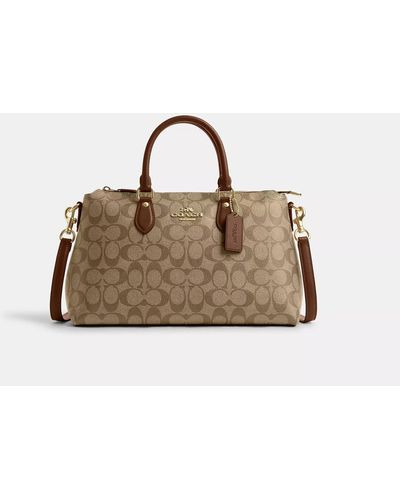 COACH Georgia Satchel - Brown