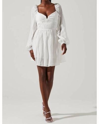 Astr Carina Mini Dress - White