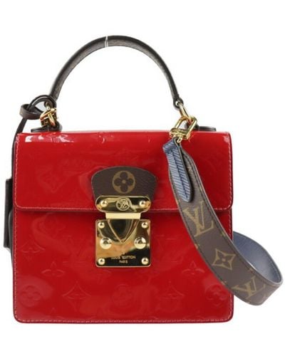 Louis Vuitton Spring Street Patent Leather Shoulder Bag (pre-owned) - Red
