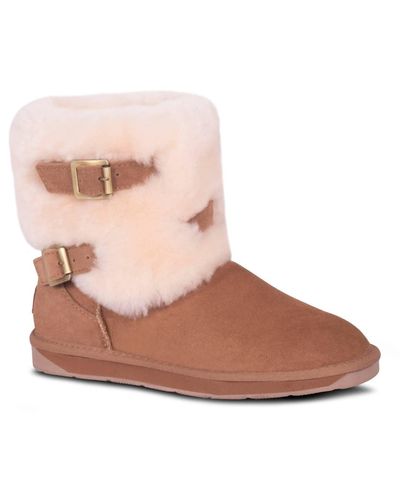 Cloud Nine Two Buckle Boots - Pink