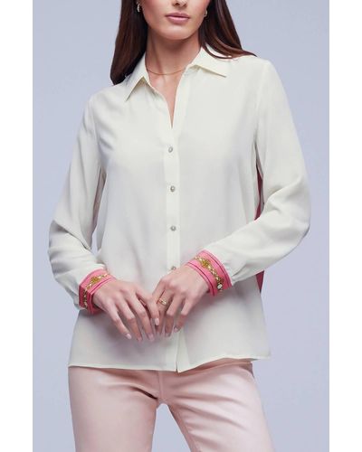 L'Agence Gio Blouse - Gray
