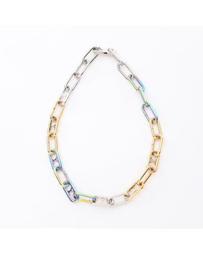 Louis Vuitton Collier Signature Chain Necklace Color - Metallic