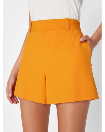 FRAME High Rise Trouser Short - Orange