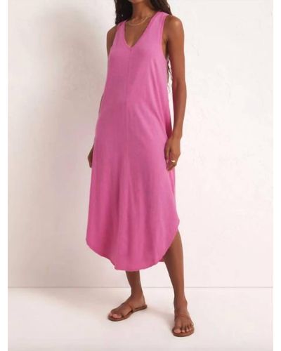 Z Supply Reverie Slub Dress - Pink
