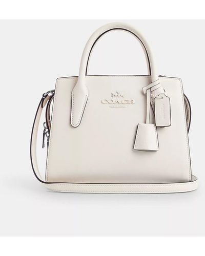 COACH Large Andrea Carryall - White