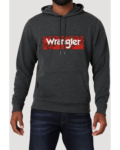 Wrangler Regular Fit Pullover Hoodie - Black