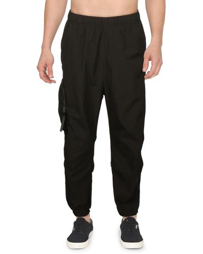 Lacoste Relaxed Fit Oversized Track Pants - Black