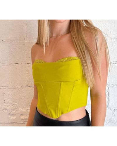 Astr The Label Shanna Top - Yellow