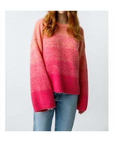 AMO Aretha Tonal Sweater - Red