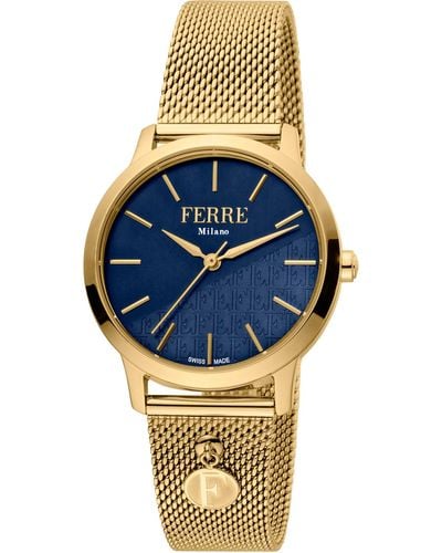 Ferré Fashion 32mm Quartz Watch - Blue
