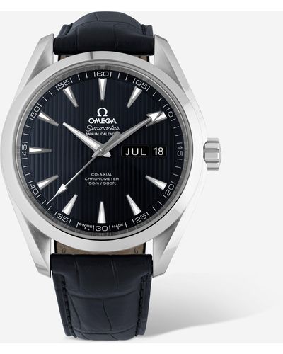 Omega Seamaster Aqua Terra 150m Co-axial Chronometer Annual Calendar Steel Watch 231.13.43.22.03.002 - Black