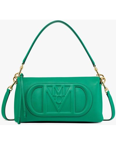 MCM Mode Travia Shoulder Bag - Green