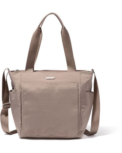 Baggallini Get Carried Away Tote - Gray