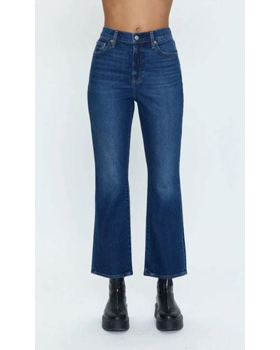 Pistola Ally High Rise Vintage Ankle Bootcut Jeans - Blue