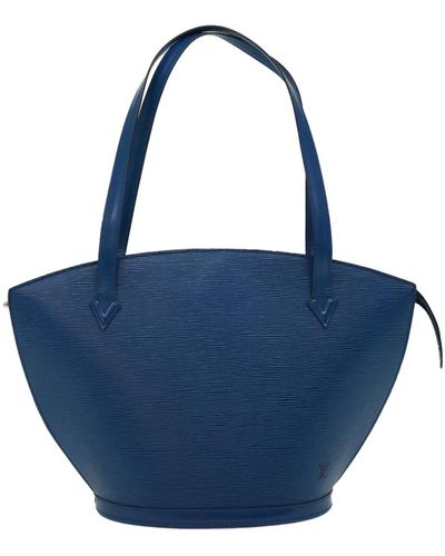 Louis Vuitton Saint Jacques Leather Shoulder Bag (pre-owned) - Blue