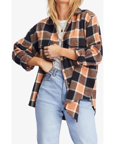 Billabong So Stoked Button-down Flannel Shirt - Multicolor