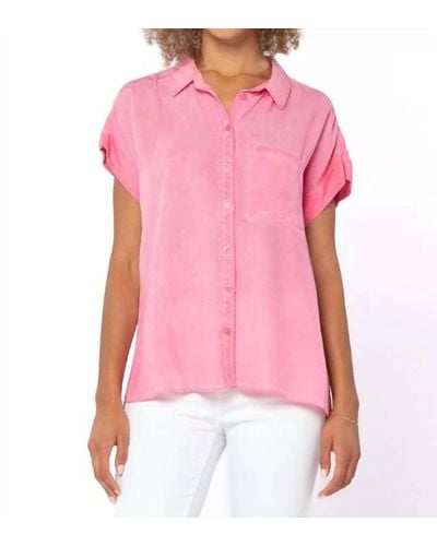 Velvet Heart Edison Shirt - Pink