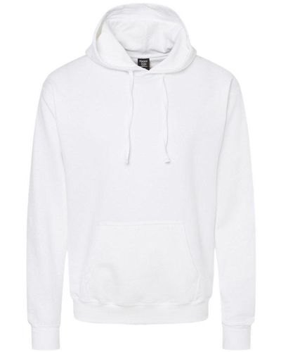 Hanes Perfect Fleece Hooded Sweatshirt - White