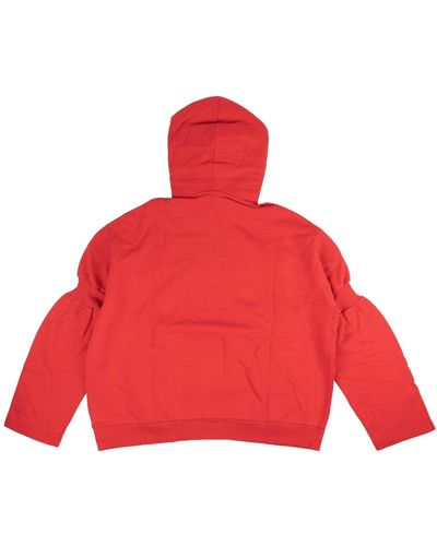 Marcelo Burlon Carousel Square Over Hoodie - Red