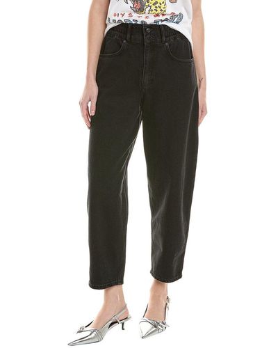 AllSaints Hailey Washed Black Relaxed Jean