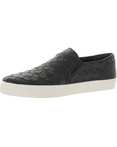 Vince Fletcher Slip On Woven Casual And Fashion Sneakers - Black