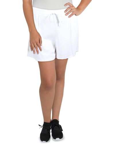 Riley & Rae Drawstring Pocket Casual Shorts - White