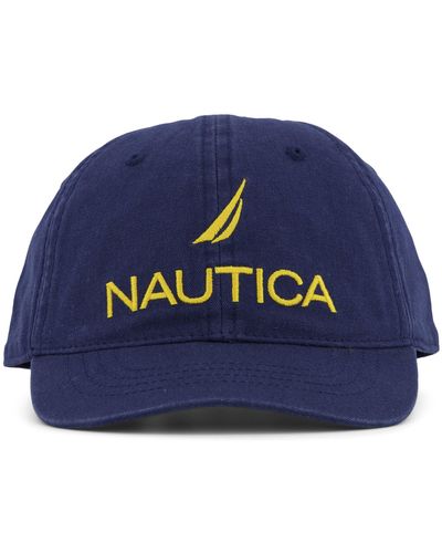Nautica J-class Embroidered Baseball Cap - Blue