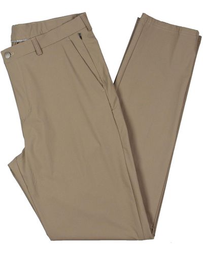 Calvin Klein Slim Fit Wrinkle Resistant Dress Pants - Natural
