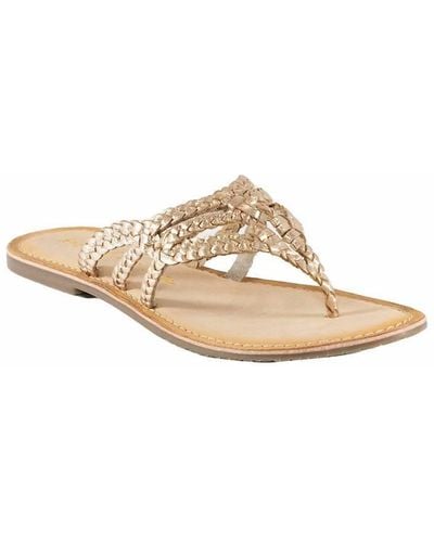 Band Of The Free Vela Woven Leather Sandal - Multicolor