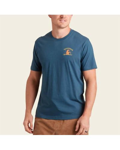 Howler Brothers Men Ocean Offerings T Shirt - Blue