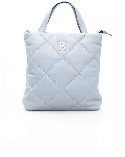 Baldinini Elegant Leather Shoulder Bag - Blue