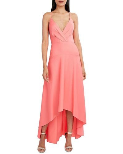 BCBGMAXAZRIA Sleevelss Hi-low Evening Dress - Pink