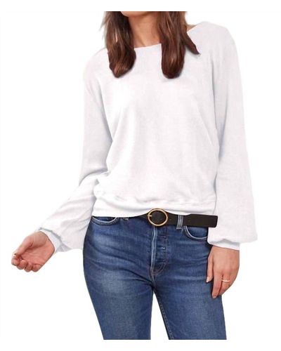 Lamade Stop By Twist Back Pullover - White