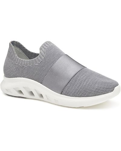 Johnston & Murphy Activate Knit Walking Running & Training Shoes - Gray