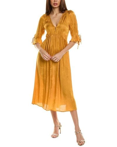 Auguste Francie Midi Dress - Yellow