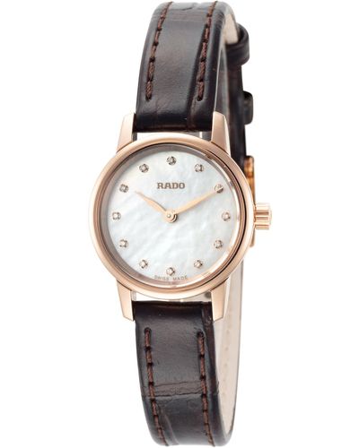 Rado Coupole Classic 21mm Quartz Watch - White