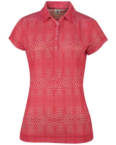 Daily Sports aggie Mesh Polo Shirt - Red