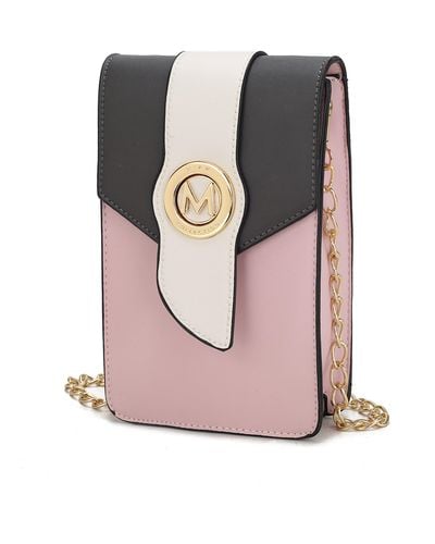 MKF Collection by Mia K Dixie Phone Crossbody Bag - Pink