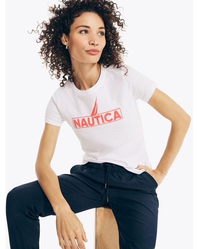 Nautica T-shirts for Women | Online Sale up to 70% off | Lyst